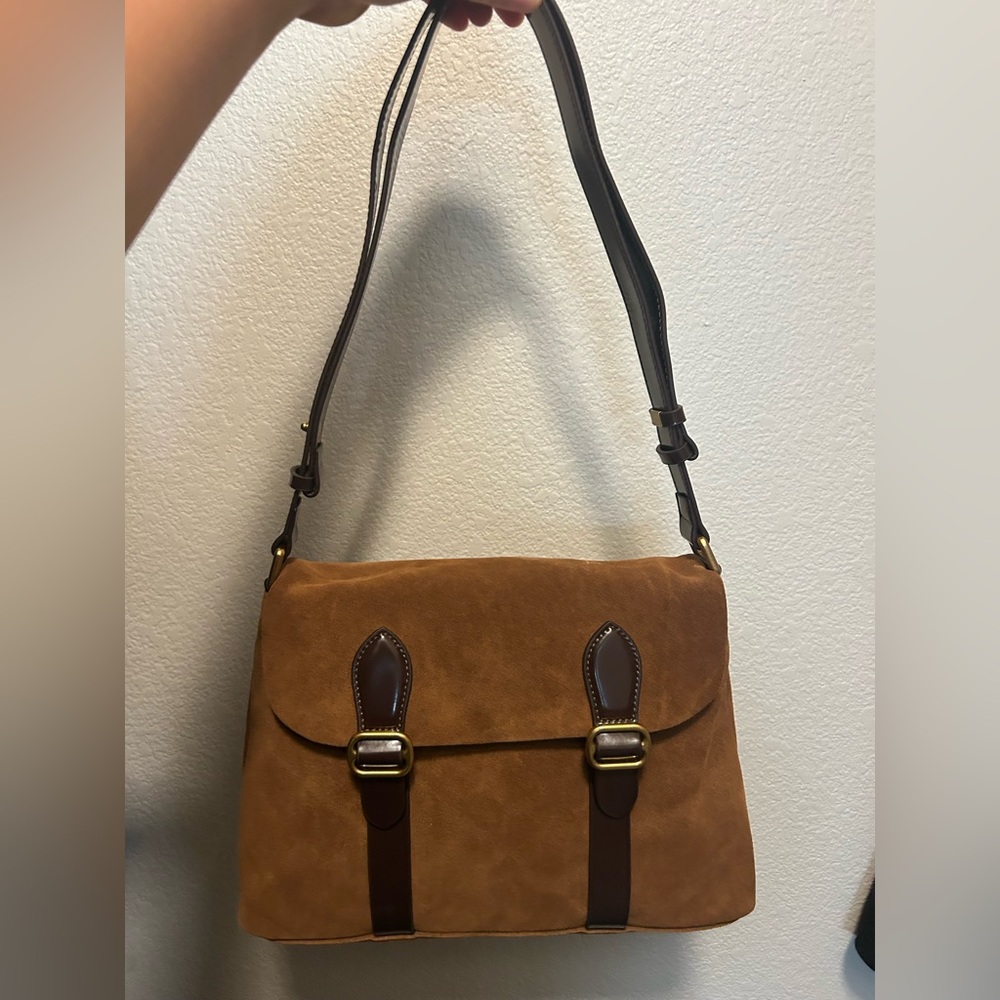 Etté Sabine Satchel bag - Suede Brown